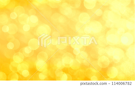 Yellow bokeh background banner for Party, greetings, poster, ad, events, and various design works 114006782