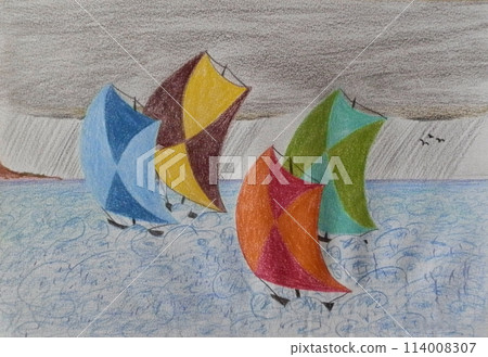 Boats sailing in the Regatta 114008307