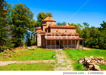 Old Shuamta Monastery in Kakheti, Georgia 114008682