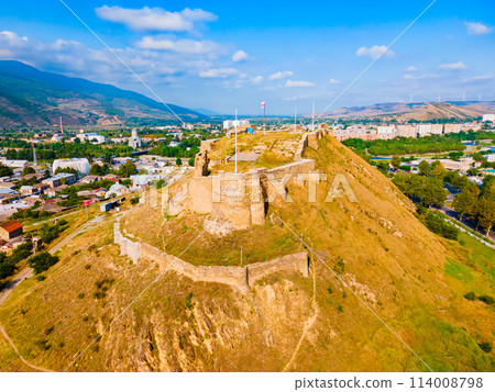 Gori Fortress aerial panoramic view, Georgia Gori Fortress aerial panoramic view, Georgia 114008798