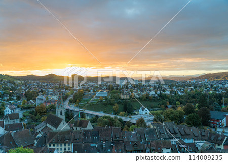 Wettingen seen from Castle Stein (Baden) Wettingen seen from Castle Stein (Baden) 114009235