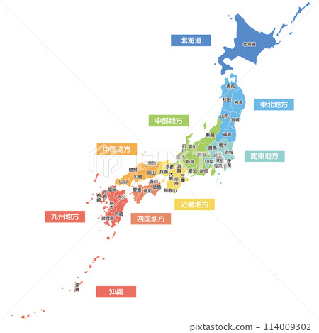 Map of Japan  114009302