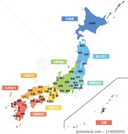 Map of Japan  114009303