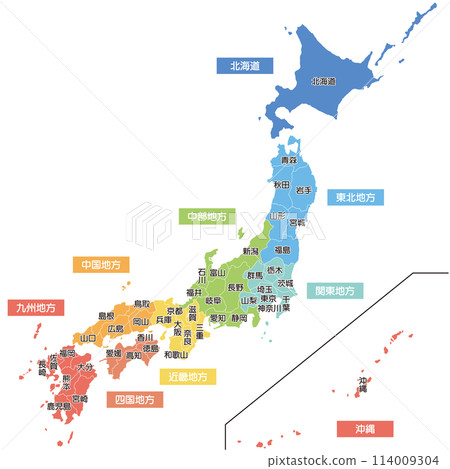 日本地圖 日本地圖 114009304
