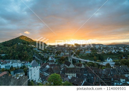 View of the city of Baden, Switzerland from Stein Castle View of the city of Baden, Switzerland from Stein Castle 114009501