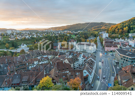 View of the city of Baden, Switzerland from Stein Castle View of the city of Baden, Switzerland from Stein Castle 114009541
