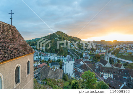 View of the city of Baden, Switzerland from Stein Castle View of the city of Baden, Switzerland from Stein Castle 114009563