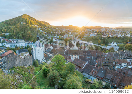 View of the city of Baden, Switzerland from Stein Castle View of the city of Baden, Switzerland from Stein Castle 114009612