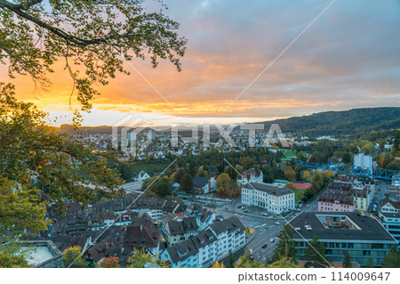 View of the city of Baden, Switzerland from Stein Castle View of the city of Baden, Switzerland from Stein Castle 114009647
