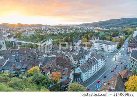View of the city of Baden, Switzerland from Stein Castle View of the city of Baden, Switzerland from Stein Castle 114009652