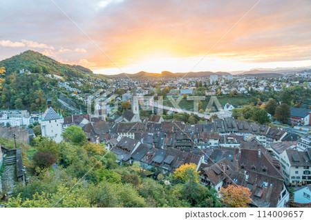 View of the city of Baden, Switzerland from Stein Castle View of the city of Baden, Switzerland from Stein Castle 114009657
