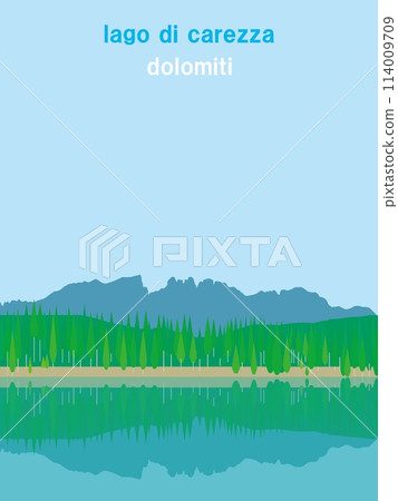 卡雷扎湖 義大利卡雷扎多洛米蒂湖 114009709
