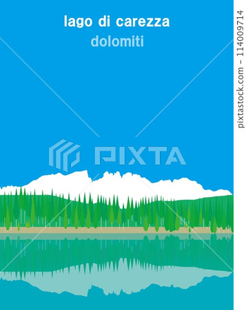 卡雷扎湖 義大利卡雷扎多洛米蒂湖 114009714