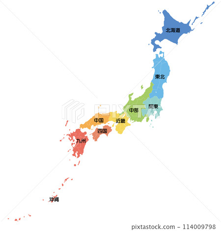 Map of Japan  114009798