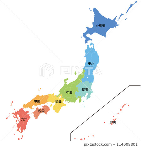 Map of Japan  114009801