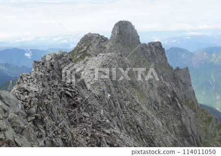 從奧穗高山看到的憲兵 114011050