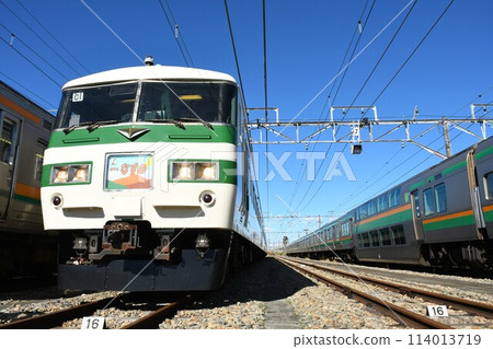 185系列車和E231系（綠皮車）停靠車輛段 114013719