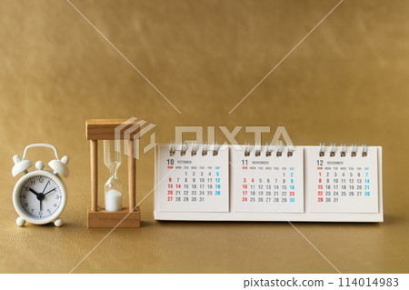 時鐘、沙漏、日曆的圖像 時鐘、沙漏、日曆的圖像 114014983