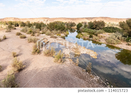 Clouds reflected in the Fish River Clouds reflected in the Fish River 114015723
