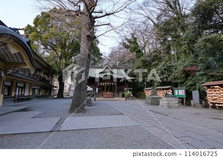 Tokyo Kunitachi City Winter Yaho Tenmangu Shrine 114016725