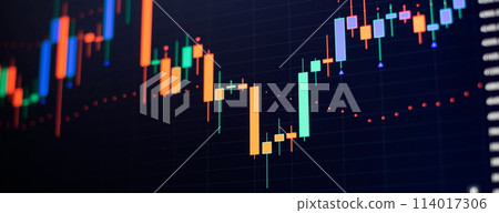 Digital money movement chart with crypto Digital money movement chart with crypto 114017306