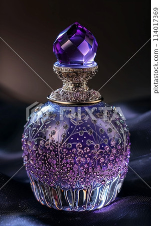 Enchanting womens perfume in a bottle that exudes seduction and irresistible charm 114017369