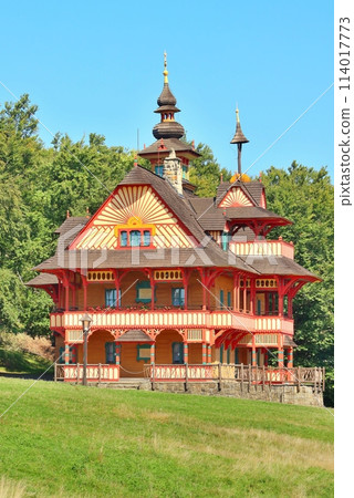 Beautiful building from architect Jurkovic in Pustevny 114017773