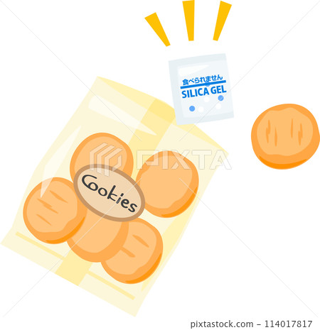 從餅乾袋拿出來的一小袋矽膠 114017817