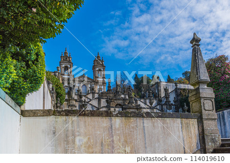 World Heritage Site, Braga Bom Jesus Church, Portugal, BRAGA, PORTUGAL 114019610