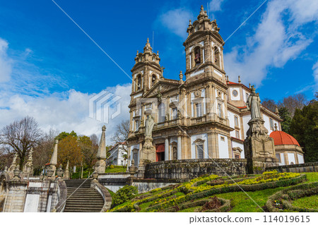 World Heritage Site, Braga Bom Jesus Church, Portugal, BRAGA, PORTUGAL 114019615