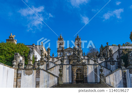 World Heritage Site, Braga Bom Jesus Church, Portugal, BRAGA, PORTUGAL 114019627