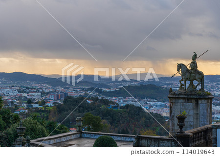 World Heritage Site, Braga Bom Jesus Church, Portugal, BRAGA, PORTUGAL 114019643
