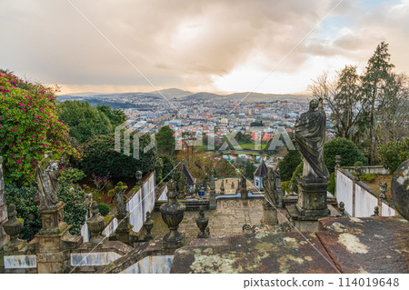 World Heritage Site, Braga Bom Jesus Church, Portugal, BRAGA, PORTUGAL 114019648
