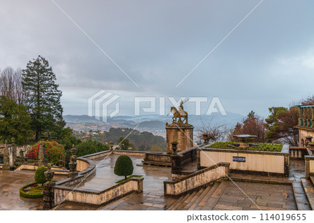 World Heritage Site, Braga Bom Jesus Church, Portugal, BRAGA, PORTUGAL 114019655