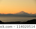 Sunset view from Shonan, Mt. Fuji 114020514
