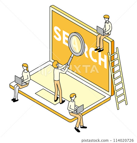 Laptop computer web search image 114020726