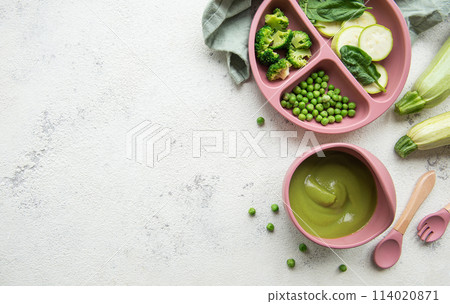 Healthy baby food in bowl Healthy baby food in bowl 114020871