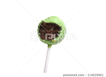 cake-pop candy isolated on the white cake-pop candy isolated on the white 114020901