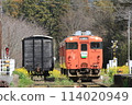 Kominato Railway Kiha 40 surrounded by rape blossoms 114020949
