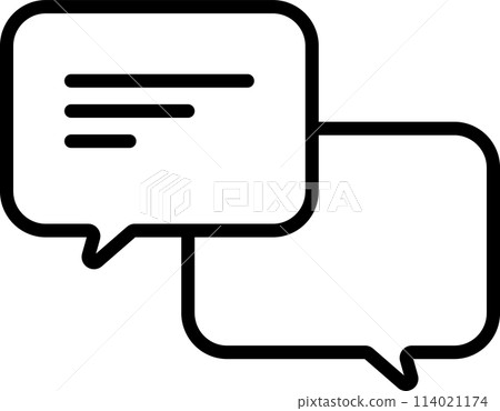 代表對話的語音氣泡圖標 代表對話的語音氣泡圖標 114021174