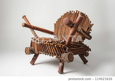 chair made of baseball club, surrealism, creative furniture design chair made of baseball club, surrealism, creative furniture design 114021626
