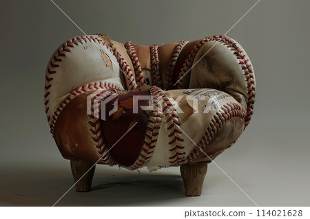 chair made of baseball glove, surrealism, creative furniture design chair made of baseball glove, surrealism, creative furniture design 114021628