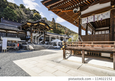 Matsuo Taisha Shrine - Worship hall and main hall "Chumon" 114022152