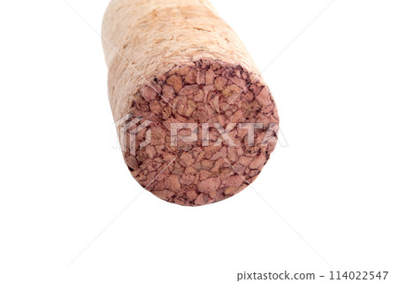 Wine cork for bottle isolated on the white Wine cork for bottle isolated on the white 114022547