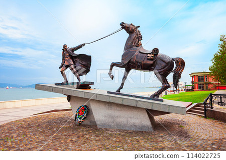 Exodus monument in Novorossiysk, Russia Exodus monument in Novorossiysk, Russia 114022725
