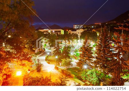 Pyatigorsk city aerial panoramic view Pyatigorsk city aerial panoramic view 114022754