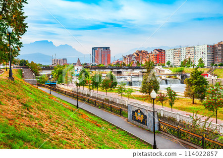 Terek river embankment in Vladikavkaz Terek river embankment in Vladikavkaz 114022857