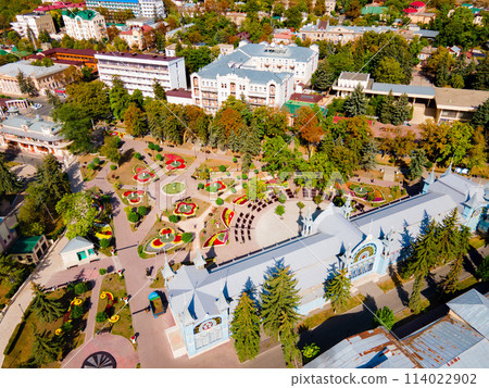Pyatigorsk city aerial panoramic view Pyatigorsk city aerial panoramic view 114022902