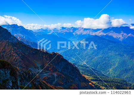 Caucasus mountains, Rosa Khutor, Sochi 114022963