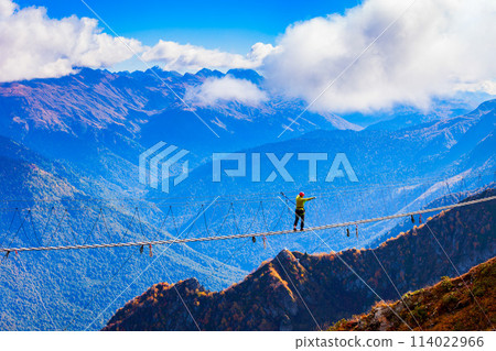 Suspension bridge, Rose Peak, Sochi 114022966
